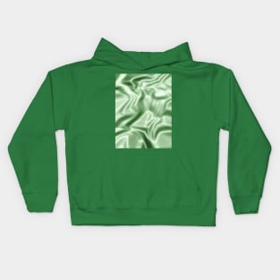 Satin green Kids Hoodie